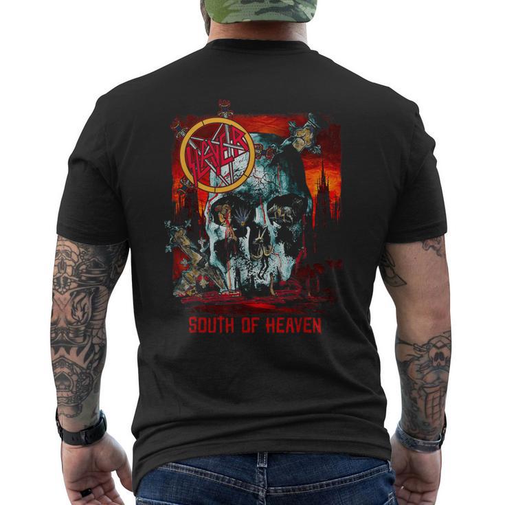 Slayer South Of Heaven Skull T-Shirt mit Rückendruck