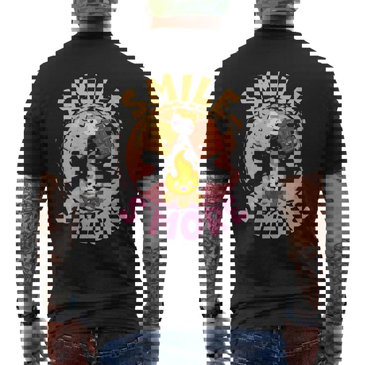 Smile S'More Wortspiel Weekend Clamping Children Men's Back Print T-Shirt