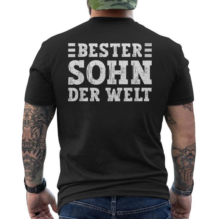 Sohnon Eltern Für Den Besten Sohn Der Welt German Langu T-Shirt mit Rückendruck