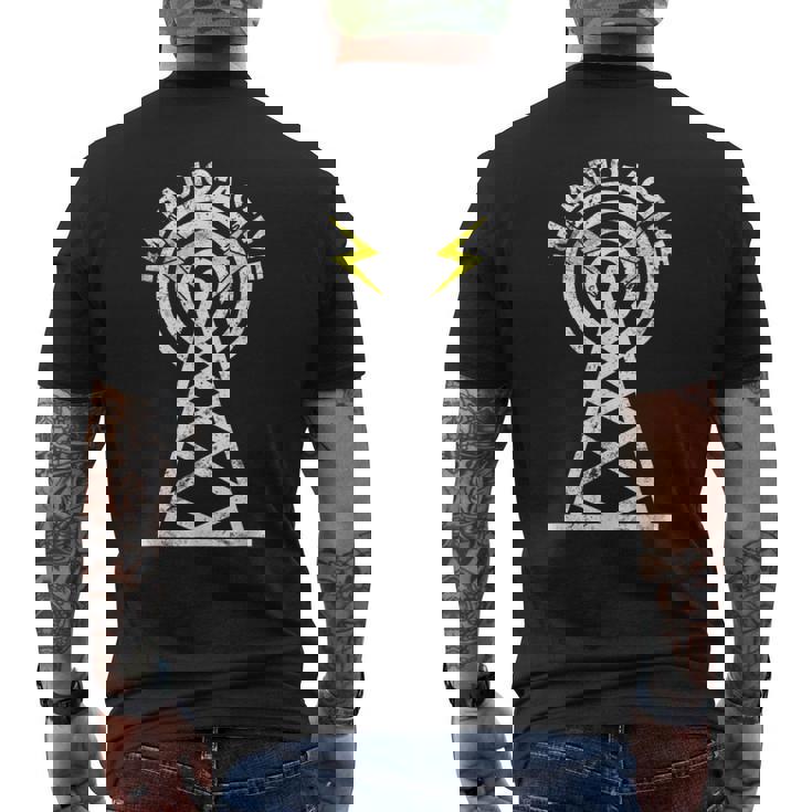 Soy Radio-Activo Ham Radio Operador Amateur Radio Camiseta Hombre Estampado Espalda