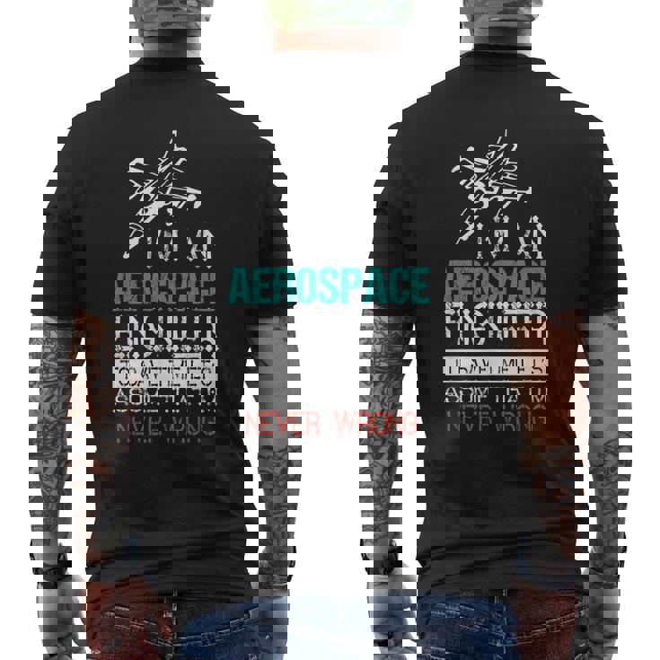 Soy Un Ingeniero Aeroespacial Ingeniero Aeroespacial Camiseta Hombre Estampado Espalda