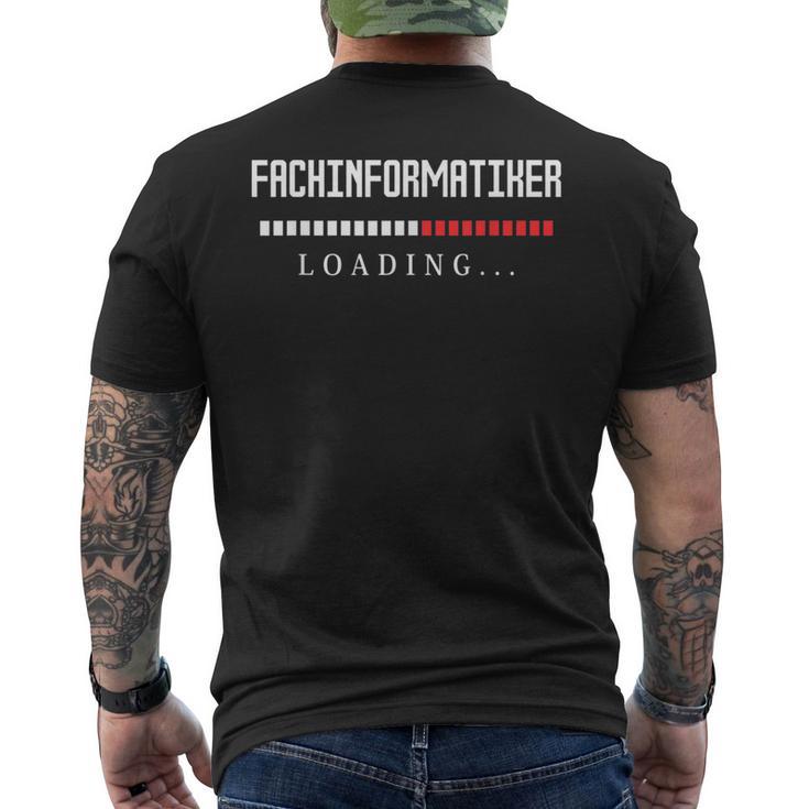 Specialist Information Loading Training Azubi T-Shirt mit Rückendruck