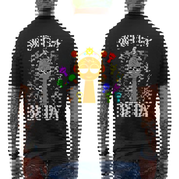Sprunky Birthday Boy Sprunky It's My Birthday Men's T-shirt Back Print