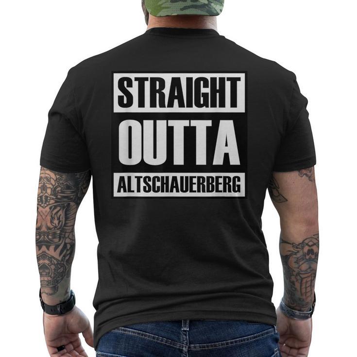 Straight Outta Altschauerberg Drachenlord Meme Internet T-Shirt mit Rückendruck