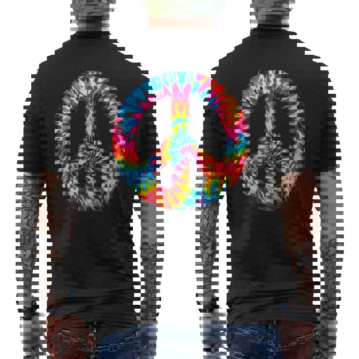 Symbole De Paix Tie-Dye Bohème Paix Harmonie Paix Et Unité T-shirt imprimé au dos