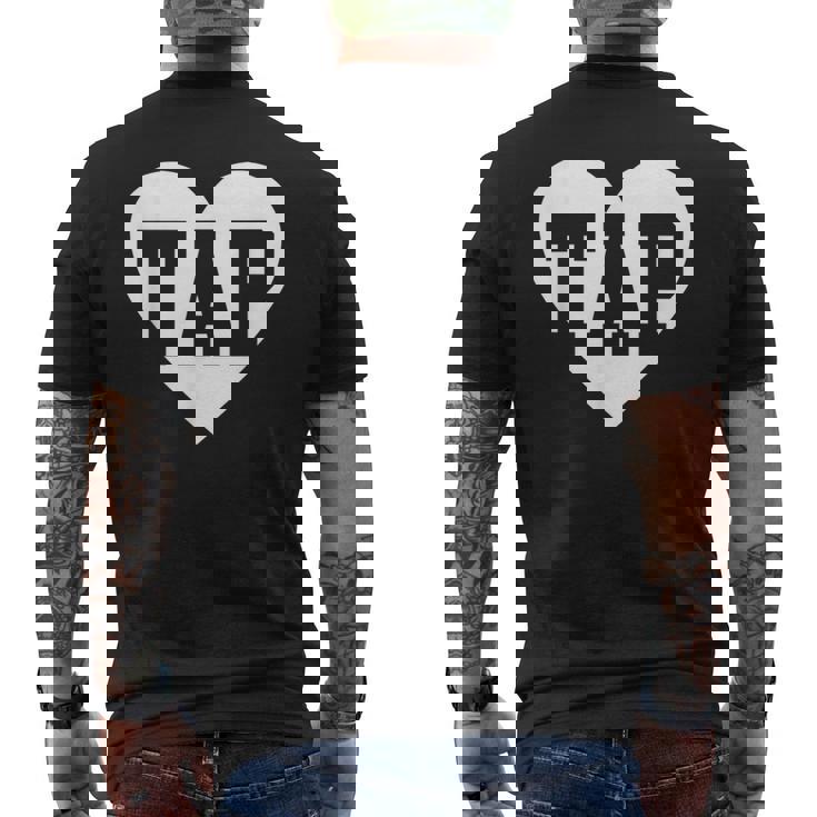 Tap Love Tap Dancer Dacing For Ballroom Dancing Lover Men's Back Print T-Shirt