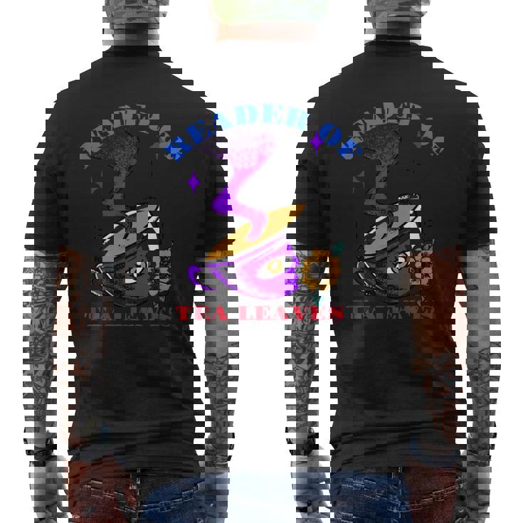 Tea Leaves Reading Cup Reader Of Tea Leaves Men's Back Print T-Shirt
