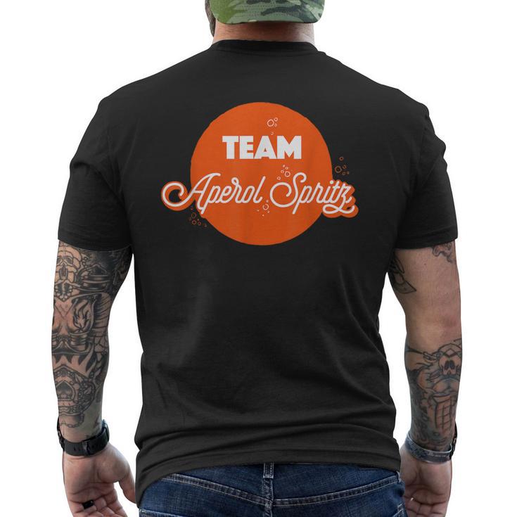 Team Aperol Spritz Retroerano Jga Bebida Deerano Camiseta Hombre Estampado Espalda