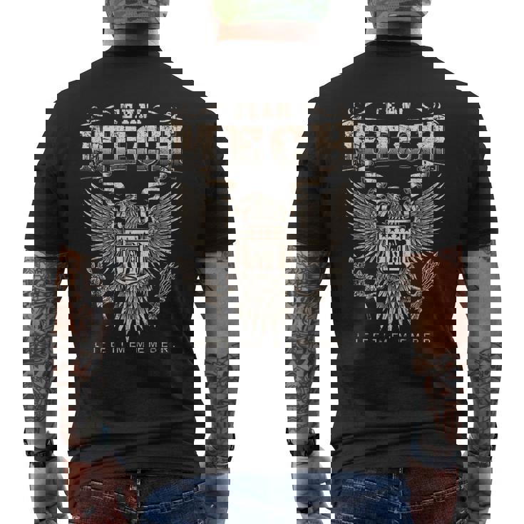 Team Mech Lifetime Member Mech Name Men's Back Print T-Shirt