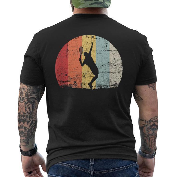 Tennisintage Tennis Player Retro Outfit Tennis S T-Shirt mit Rückendruck