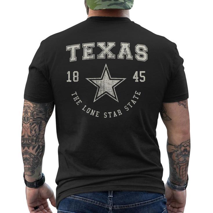 Texas The Only Star Stateintage T-Shirt mit Rückendruck