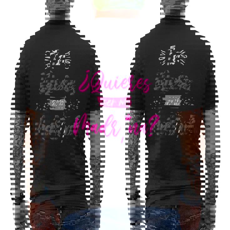 Tia Quieres Ser Mi Madrina Padrinos Regalos Y Peticion Tita Camiseta Hombre Estampado Espalda