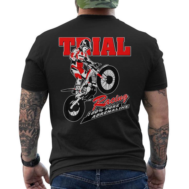 Trial Motorcycle Trial Drivers Moto Trial T-Shirt mit Rückendruck