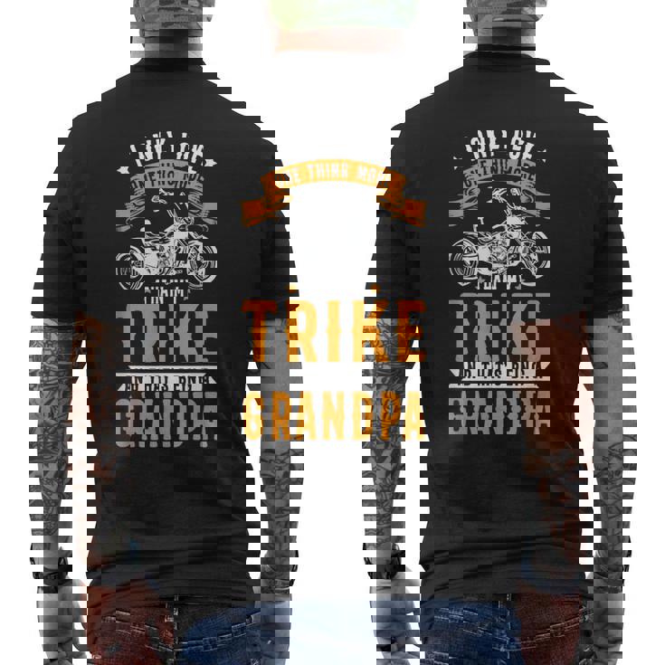 Triker Moto Trike Motortrike Motivo Para El Abuelo Trike Camiseta Hombre Estampado Espalda