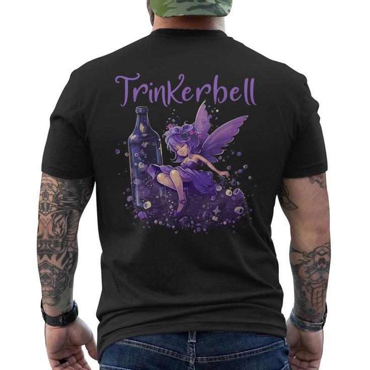 Trinkerbell Liqueur Bride Drinking Hen Party T-Shirt mit Rückendruck