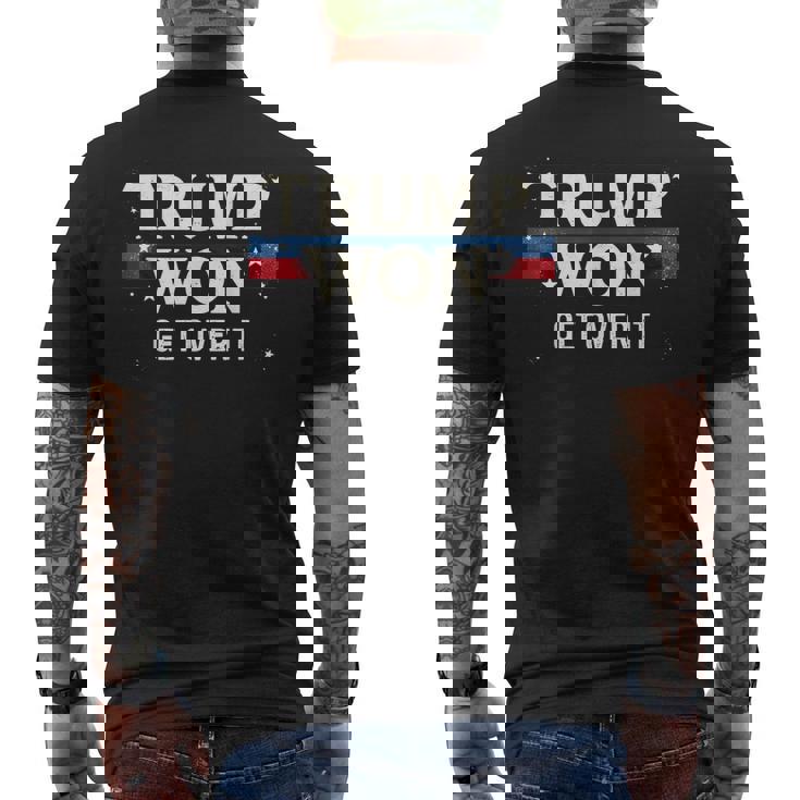 Trump Ganó Get Super It Trump 2024 Camiseta Hombre Estampado Espalda