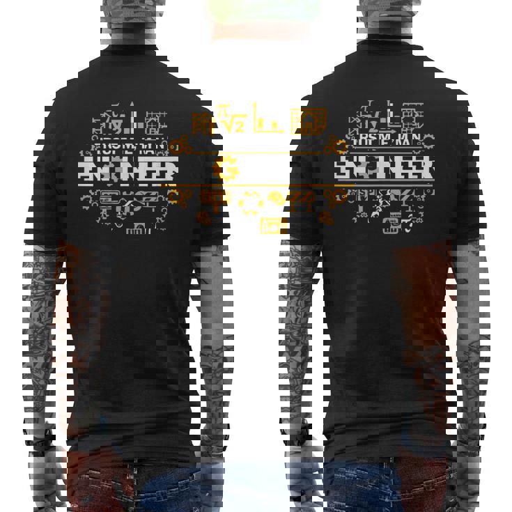 Trust Me I'm An Engineer Para Ingenieros Camiseta Hombre Estampado Espalda