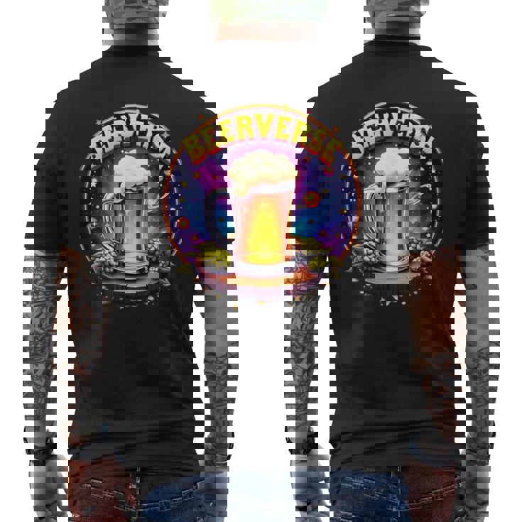 Universo De La Cerveza Camiseta Hombre Estampado Espalda
