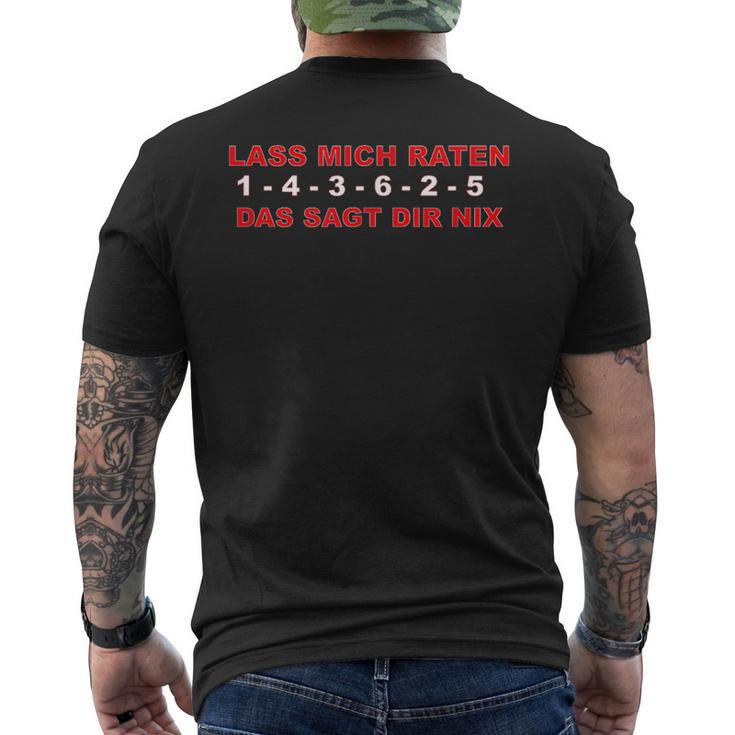 V6 Motor 6 Ignition Order Tuning6 S T-Shirt mit Rückendruck