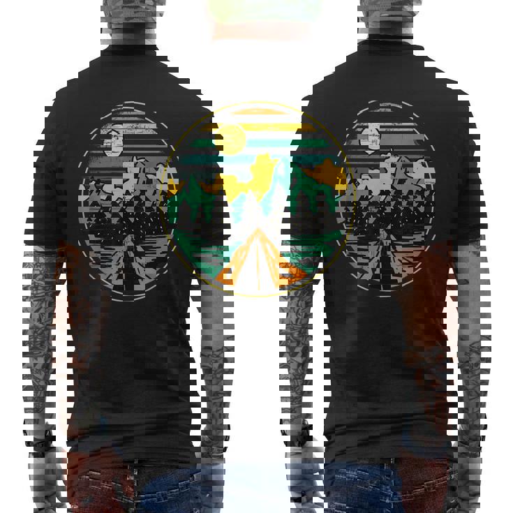 Vacaciones Montañaintage Para Montañeros Y Excursionistas Camiseta Hombre Estampado Espalda