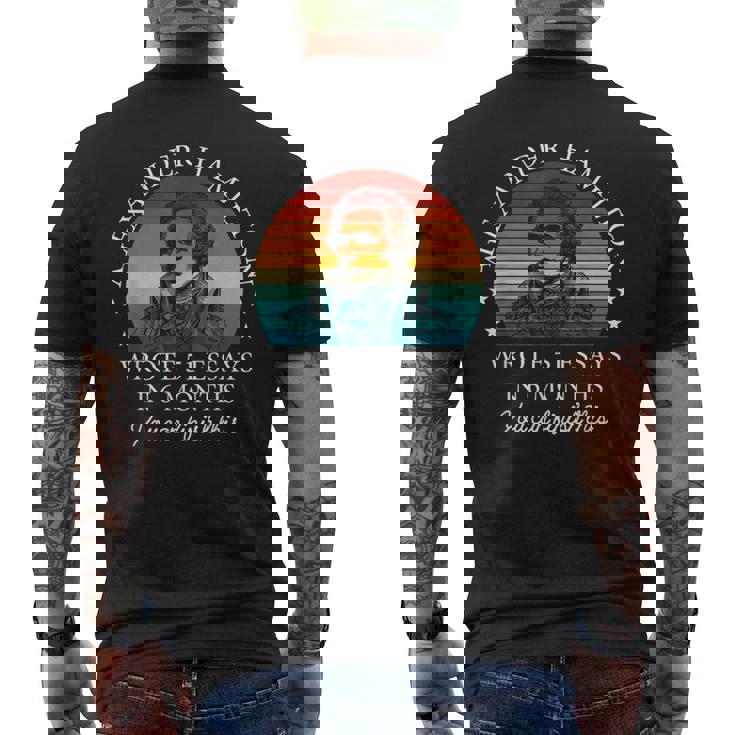 Vintag Alexander Hamilton Wrote 51 Essays In Months Sweatshirt