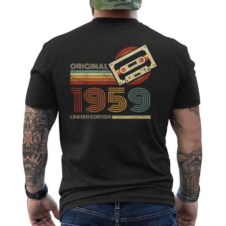 Vintage 1959 Retro Birthday 65Th Birthday T-Shirt mit Rückendruck