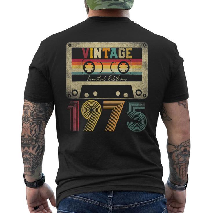 Vintage Anno 48th Compleanno 1977 Uomo Scollo A V Cotone T-Shirt