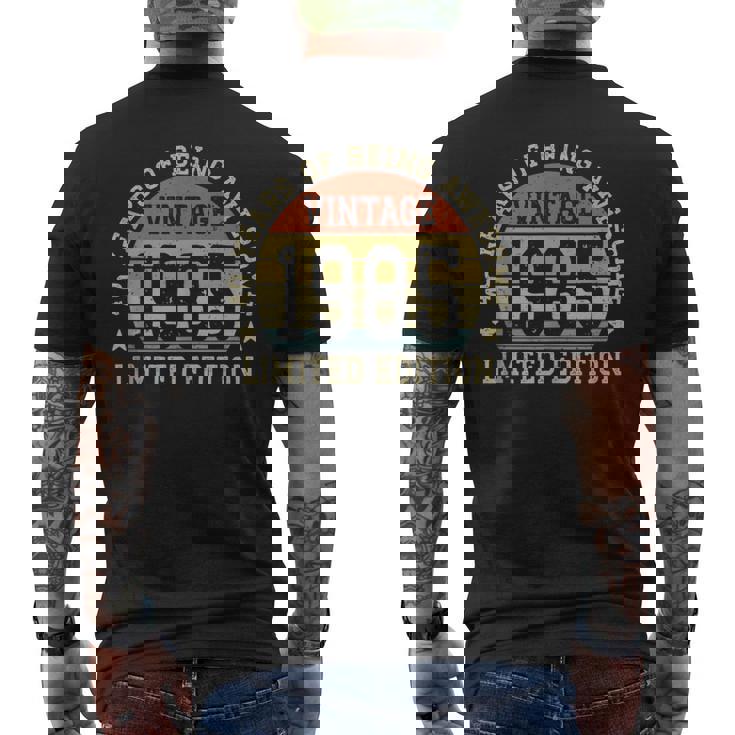 Vintage 1985 Edición Limitada 40 Años 40 Cumpleaños Sin Mangas Camiseta Hombre Estampado Espalda