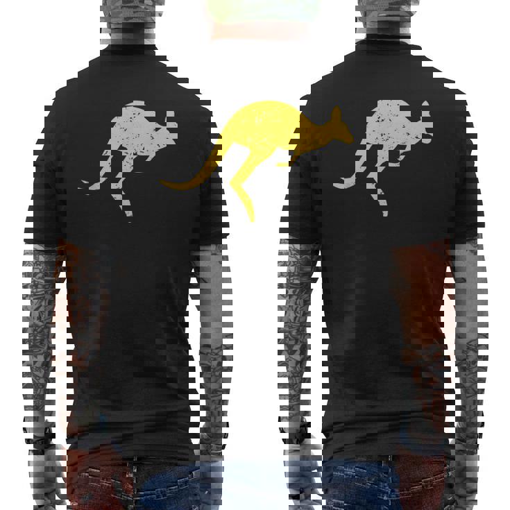 Vintage Jump Kangaroo Australia Day Australian Men's T-shirt Back