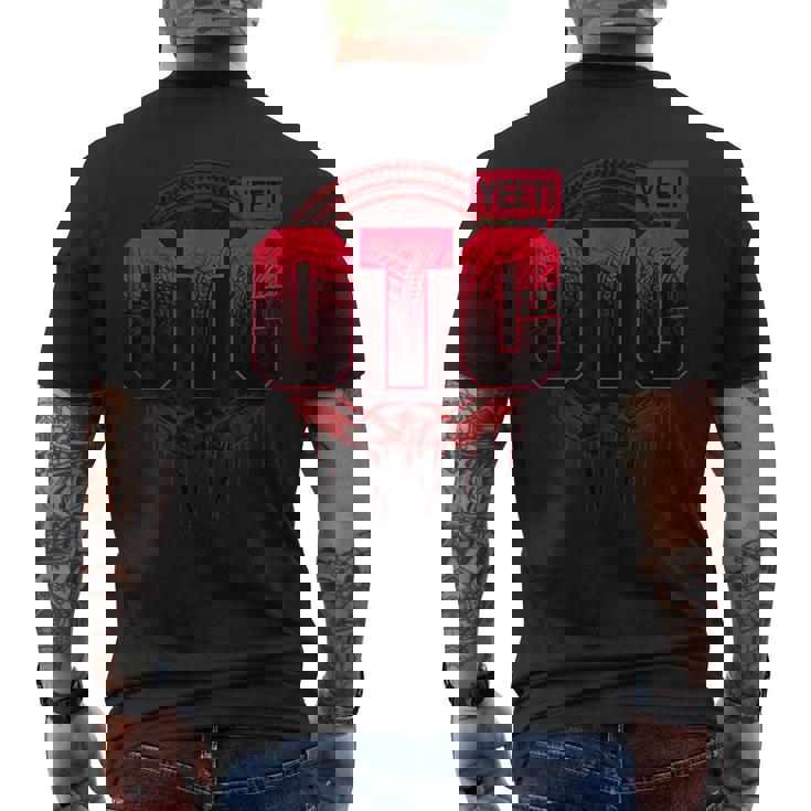 Vintage Otc Yeet Apparel -Adults Black Small Classic Fit Crew Neck Short Sleeve Men's T-shirt Back Print