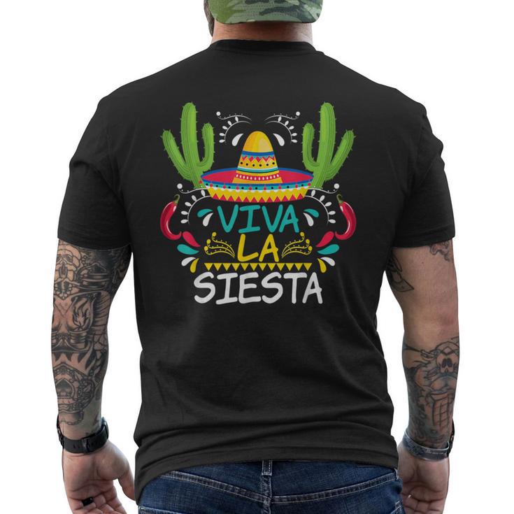 Viva La Siesta Cinco De Mayo Mexican T-Shirt mit Rückendruck