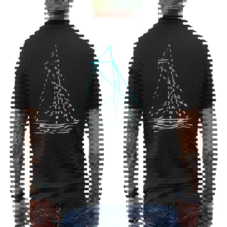 Voile Cadeau Pour Navigateuroilier Skipper Bateau T-shirt imprimé au dos