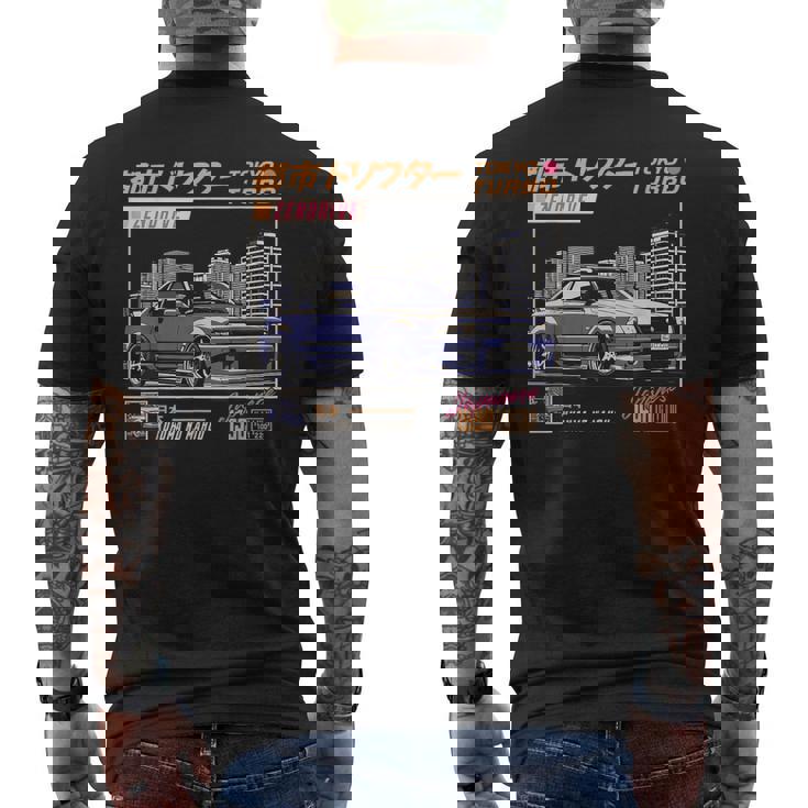 Voiture De Course Japonaise Jdm Tokyo Japon Drift T-shirt imprimé au dos