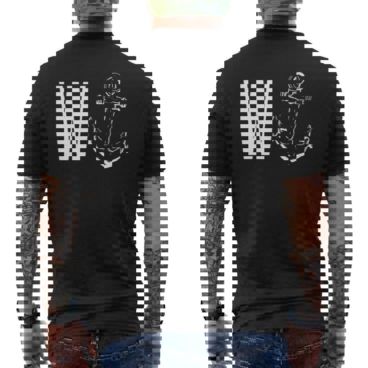 W Anchor W'anker T-shirt imprimé au dos