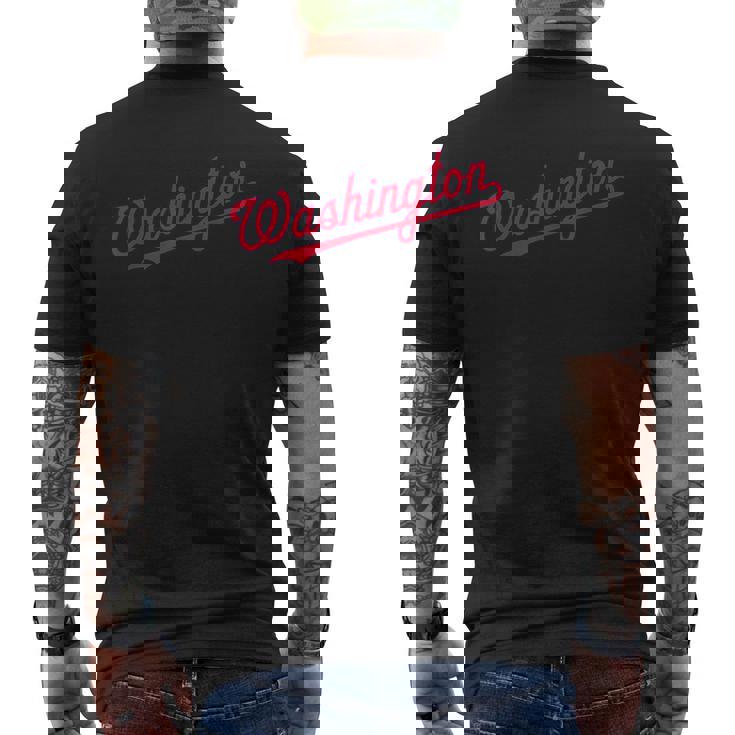 Washington Throwback Classic Men's T-shirt Back Print