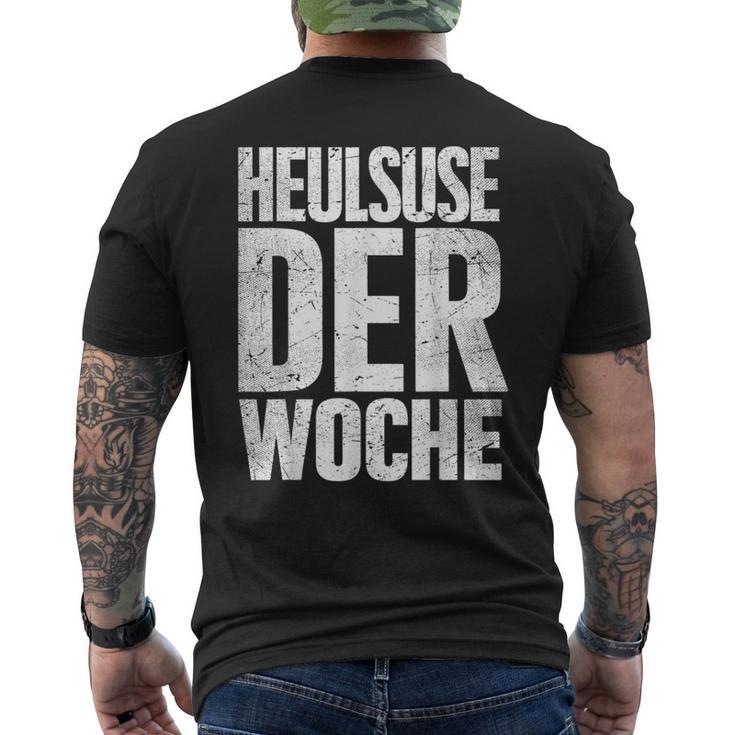 Week Of The Week T-Shirt mit Rückendruck