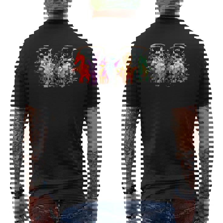 Wing Of Fires Legends Fathom Darkstalker Clearsight Men's T-shirt Back Print