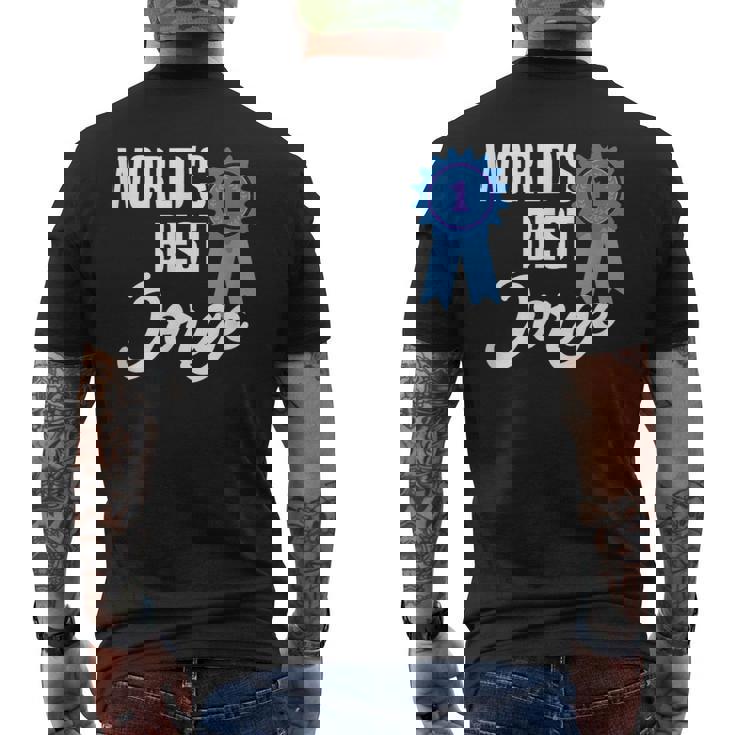 World's Best Jorge Primer Nombre Camiseta Hombre Estampado Espalda