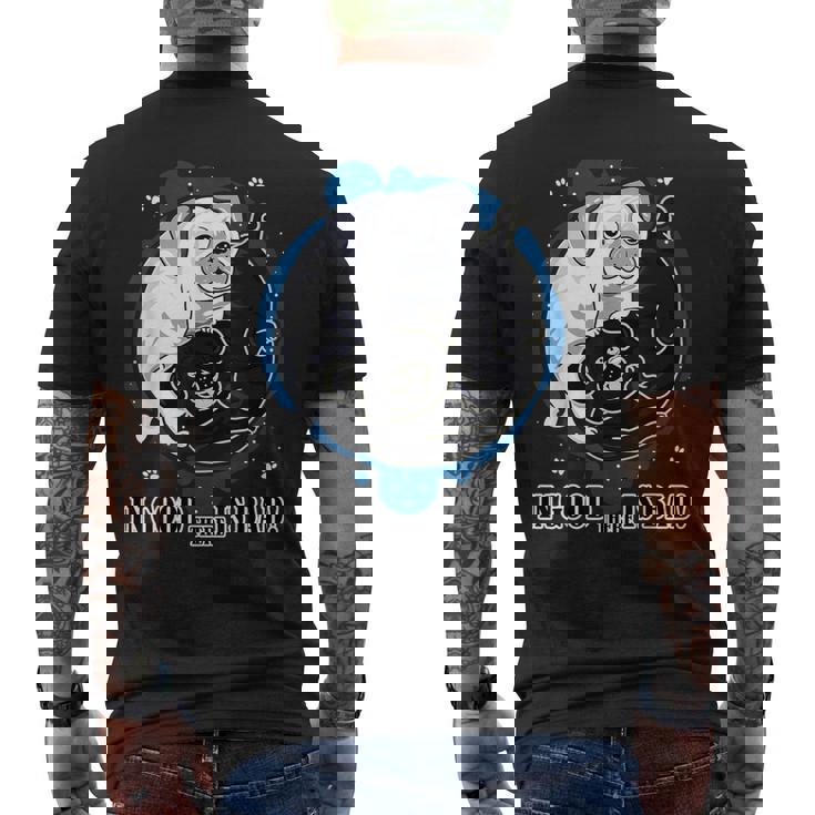 Ying Yang En Bon Il Y A Un Mauvais Carlin T-shirt imprimé au dos
