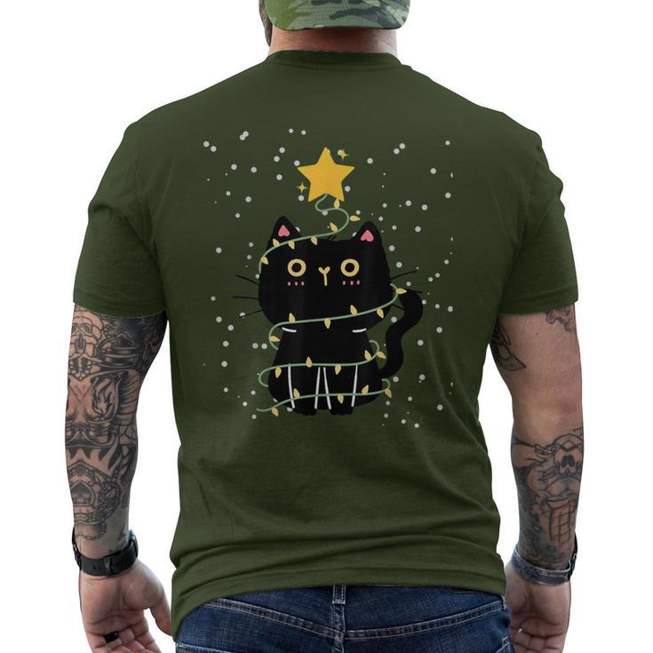 Cat Cat Lover Christmas Outfit Christmas T-Shirt mit Rückendruck