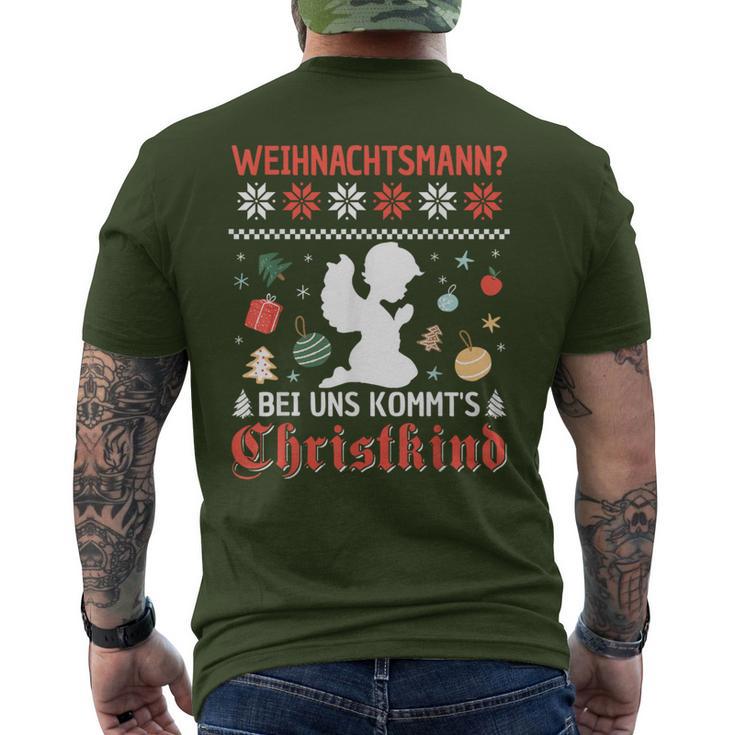 Christkind Santa Claus Christmas T-Shirt mit Rückendruck