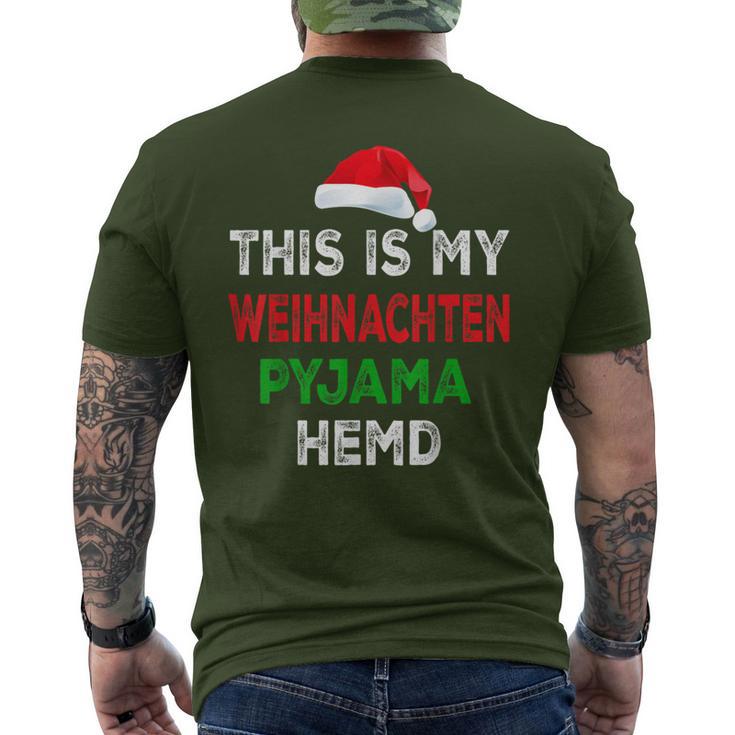 This Is My Christmas Pyjama T-Shirt mit Rückendruck