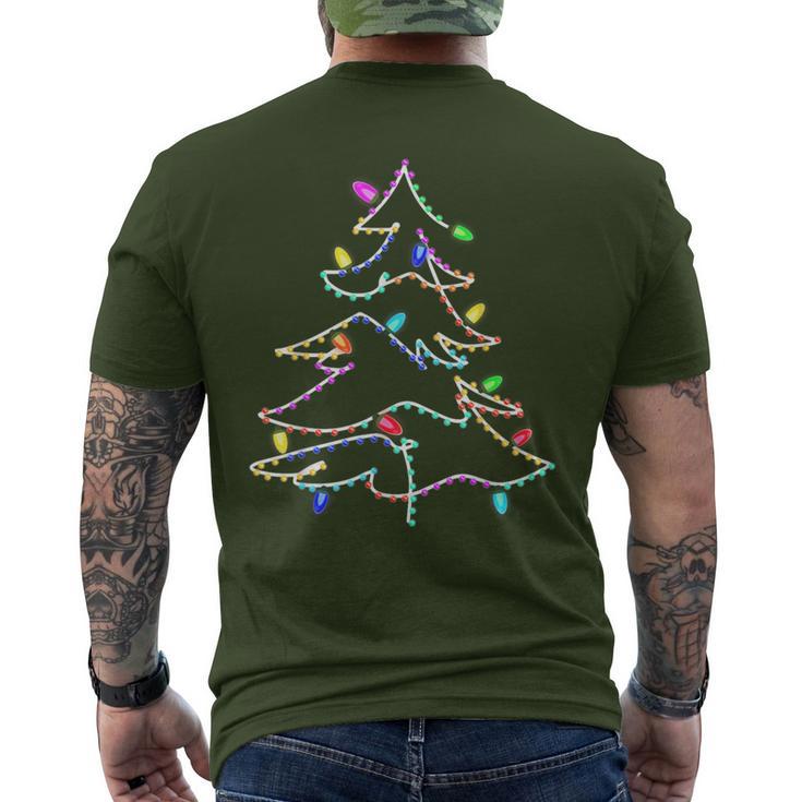 Christmas Tree Fairy Lights Christmas Tree Winter T-Shirt mit Rückendruck