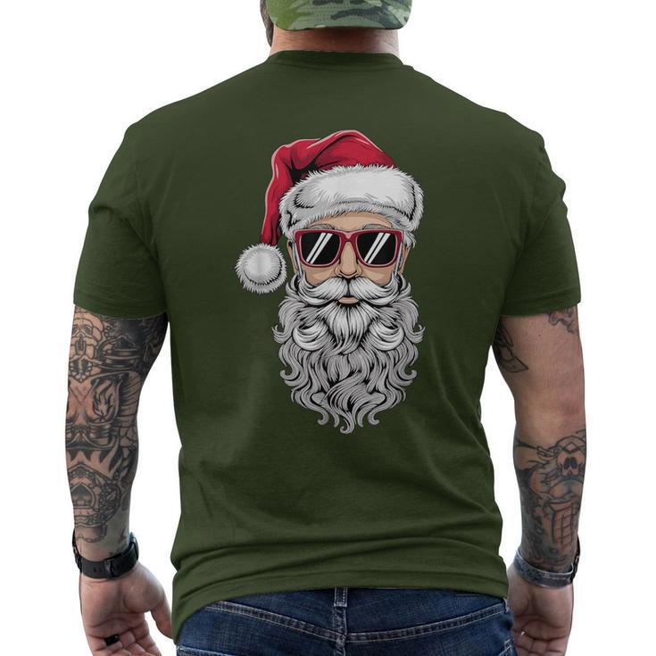 Cool Christmas Cool Santa Claus Christmas T-Shirt mit Rückendruck