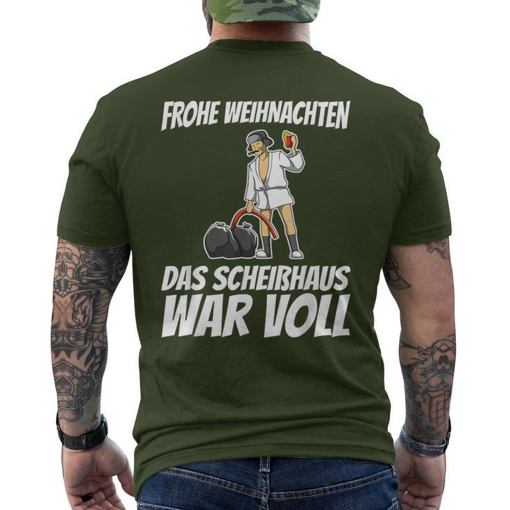 Frohe Weihnachten Merry Christmas T-Shirt mit Rückendruck