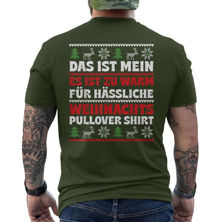 Ugly Christmas Jumper Slogan Christmas Jumper T-Shirt mit Rückendruck