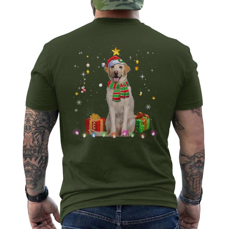 Labrador Retriever Dog Tree Christmas Jumper Xmas Dogs T-Shirt mit Rückendruck