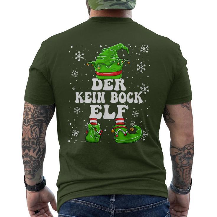 No Bock Elf Christmas Elf Kein Bock T-Shirt mit Rückendruck