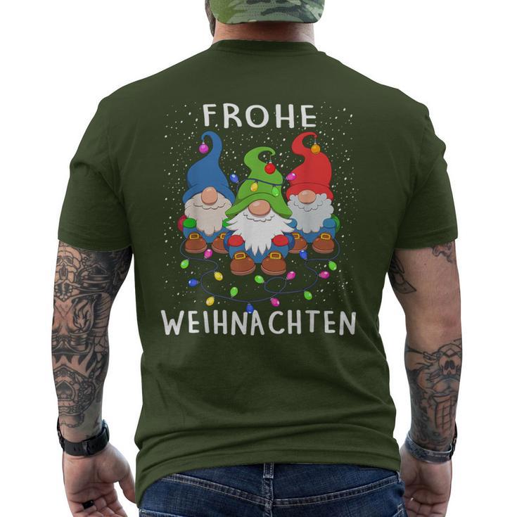 Three Dwarfs Family Merry Christmas T-Shirt mit Rückendruck