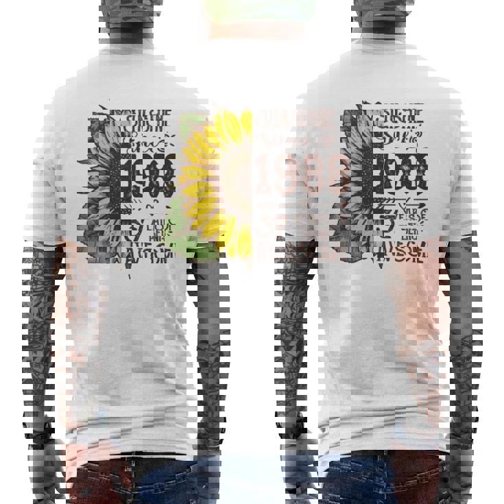 1988 Sunflower Sunshine 2025 Men's T-shirt Back Print
